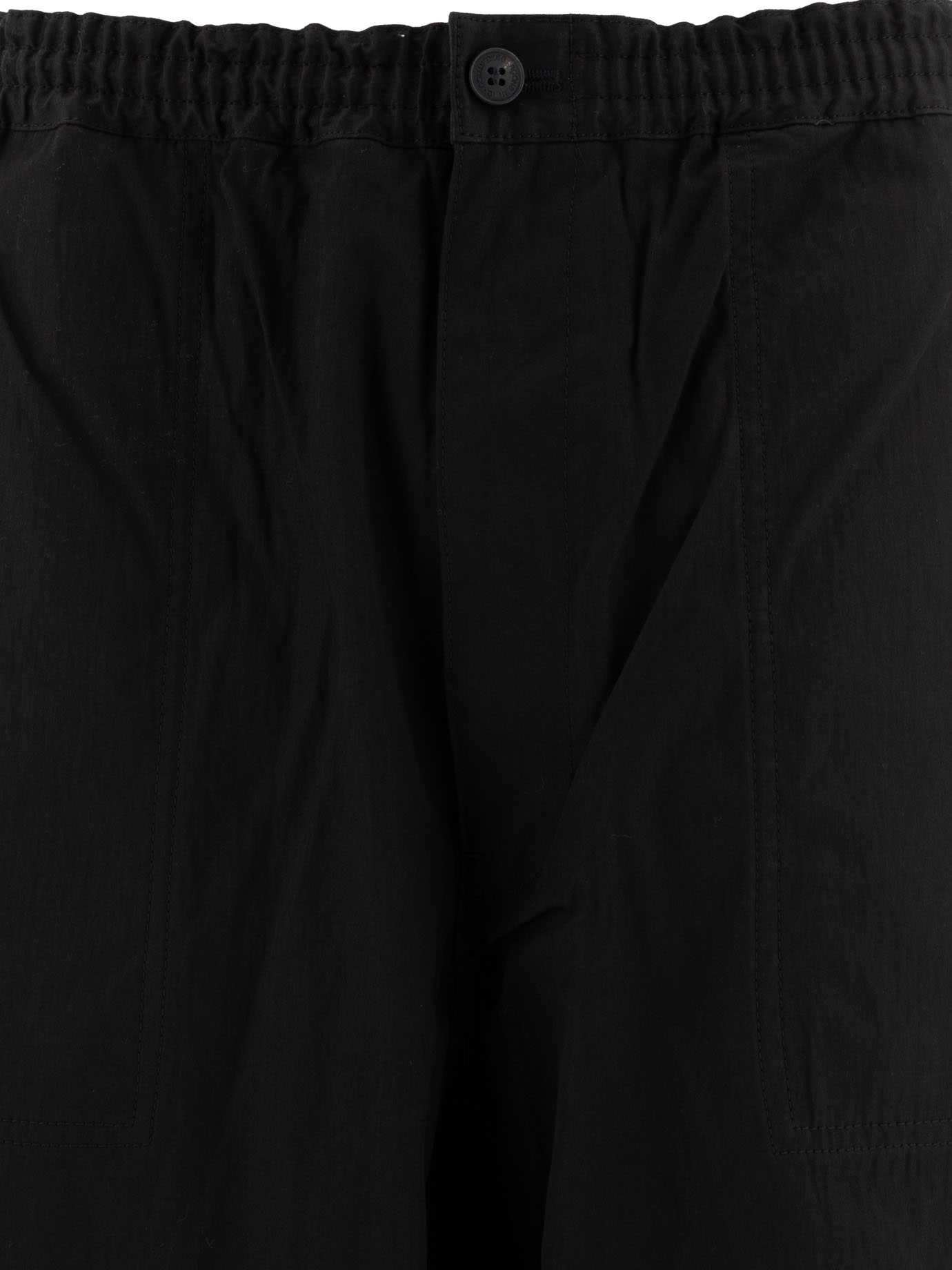 COMME DES GARçONS HOMME Black   Trousers with drawstring